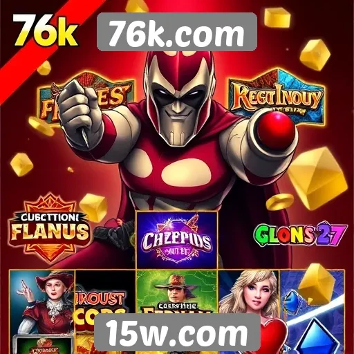 Principais jogos disponíveis em 76k.com